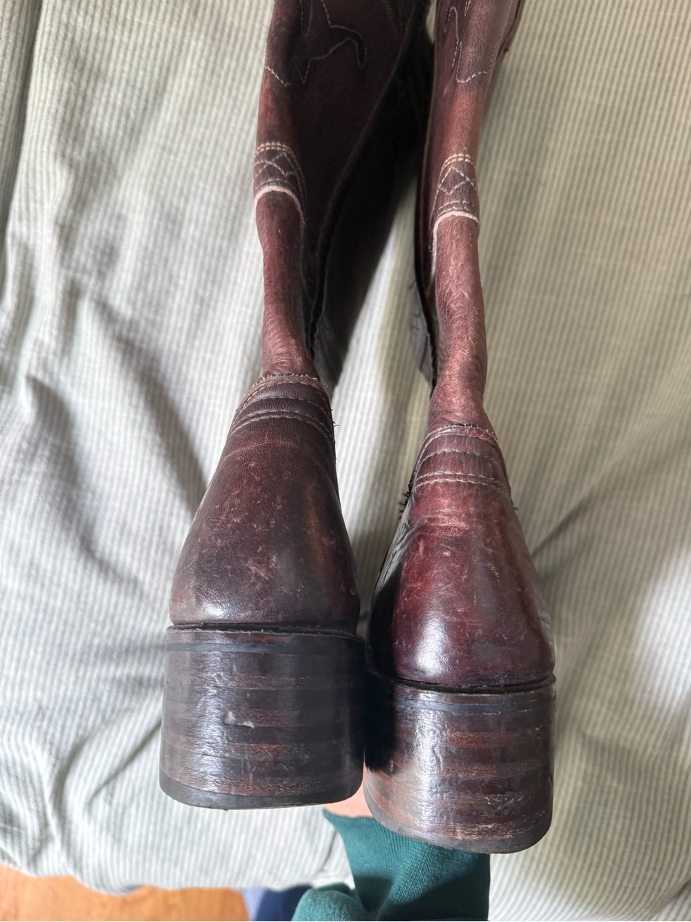 Brown Leather Frye Boots - Picture 8 of 8